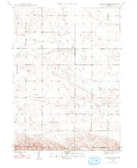 Hagaman Cemetery Nebraska Historical topographic map, 1:24000 scale, 7.5 X 7.5 Minute, Year 1948