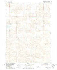 Hagan Lake Nebraska Historical topographic map, 1:24000 scale, 7.5 X 7.5 Minute, Year 1982