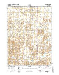 Hagan Lake NE Nebraska Current topographic map, 1:24000 scale, 7.5 X 7.5 Minute, Year 2014