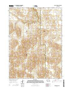 Hagan Lake NW Nebraska Current topographic map, 1:24000 scale, 7.5 X 7.5 Minute, Year 2014