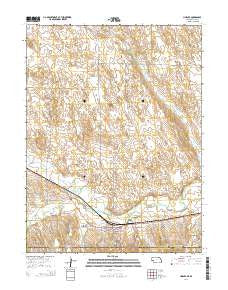Haigler Nebraska Current topographic map, 1:24000 scale, 7.5 X 7.5 Minute, Year 2014
