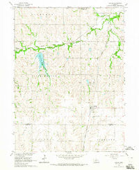 Hallam Nebraska Historical topographic map, 1:24000 scale, 7.5 X 7.5 Minute, Year 1964
