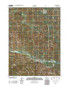 Halsey Nebraska Historical topographic map, 1:24000 scale, 7.5 X 7.5 Minute, Year 2011
