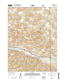 Halsey Nebraska Current topographic map, 1:24000 scale, 7.5 X 7.5 Minute, Year 2014
