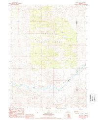 Halsey SE Nebraska Historical topographic map, 1:24000 scale, 7.5 X 7.5 Minute, Year 1986