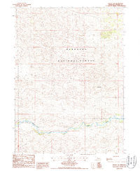 Halsey SW Nebraska Historical topographic map, 1:24000 scale, 7.5 X 7.5 Minute, Year 1986