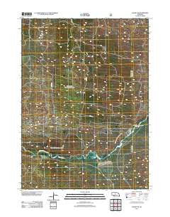 Halsey SE Nebraska Historical topographic map, 1:24000 scale, 7.5 X 7.5 Minute, Year 2011