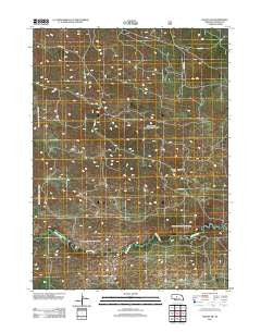 Halsey SW Nebraska Historical topographic map, 1:24000 scale, 7.5 X 7.5 Minute, Year 2011