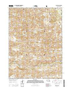 Halsey SW Nebraska Current topographic map, 1:24000 scale, 7.5 X 7.5 Minute, Year 2014