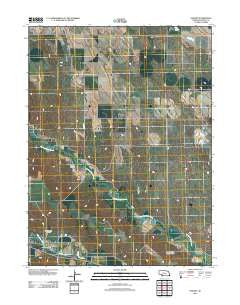 Hamlet Nebraska Historical topographic map, 1:24000 scale, 7.5 X 7.5 Minute, Year 2011