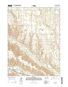 Hamlet Nebraska Current topographic map, 1:24000 scale, 7.5 X 7.5 Minute, Year 2014