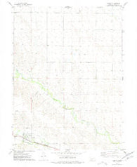 Hamlet Nebraska Historical topographic map, 1:24000 scale, 7.5 X 7.5 Minute, Year 1974