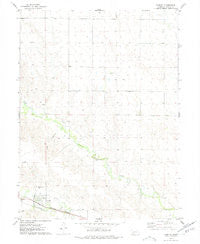 Hamlet Nebraska Historical topographic map, 1:24000 scale, 7.5 X 7.5 Minute, Year 1974