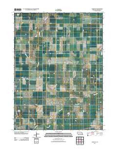 Hampton Nebraska Historical topographic map, 1:24000 scale, 7.5 X 7.5 Minute, Year 2011