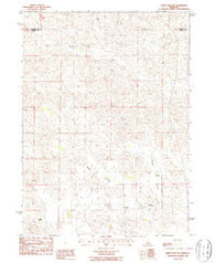 Happy Hollow Nebraska Historical topographic map, 1:24000 scale, 7.5 X 7.5 Minute, Year 1986