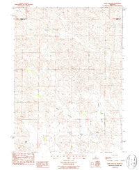 Happy Hollow Nebraska Historical topographic map, 1:24000 scale, 7.5 X 7.5 Minute, Year 1986