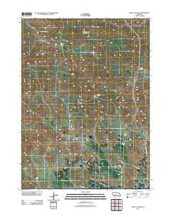 Happy Hollow Nebraska Historical topographic map, 1:24000 scale, 7.5 X 7.5 Minute, Year 2011