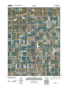 Harbine Nebraska Historical topographic map, 1:24000 scale, 7.5 X 7.5 Minute, Year 2011