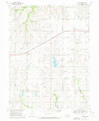 Harbine Nebraska Historical topographic map, 1:24000 scale, 7.5 X 7.5 Minute, Year 1970