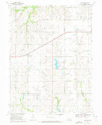 Harbine Nebraska Historical topographic map, 1:24000 scale, 7.5 X 7.5 Minute, Year 1970
