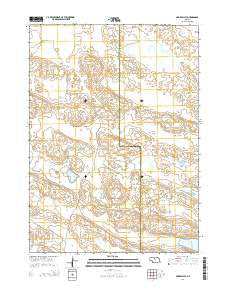 Harr Valley Nebraska Current topographic map, 1:24000 scale, 7.5 X 7.5 Minute, Year 2014