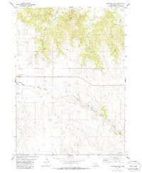 Harrison East Nebraska Historical topographic map, 1:24000 scale, 7.5 X 7.5 Minute, Year 1979