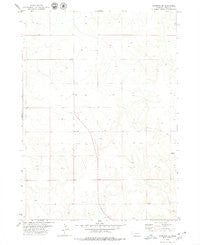 Harrison SE Nebraska Historical topographic map, 1:24000 scale, 7.5 X 7.5 Minute, Year 1979
