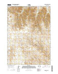 Harrison East Nebraska Current topographic map, 1:24000 scale, 7.5 X 7.5 Minute, Year 2014