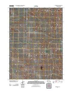 Harrison SE Nebraska Historical topographic map, 1:24000 scale, 7.5 X 7.5 Minute, Year 2011