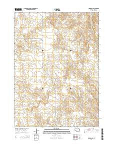 Harrison SE Nebraska Current topographic map, 1:24000 scale, 7.5 X 7.5 Minute, Year 2014