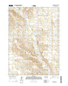 Harrison SW Nebraska Current topographic map, 1:24000 scale, 7.5 X 7.5 Minute, Year 2014
