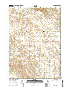 Harrison West Nebraska Current topographic map, 1:24000 scale, 7.5 X 7.5 Minute, Year 2014