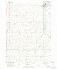 Hartington Nebraska Historical topographic map, 1:24000 scale, 7.5 X 7.5 Minute, Year 1968