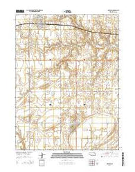 Harvard Nebraska Current topographic map, 1:24000 scale, 7.5 X 7.5 Minute, Year 2014
