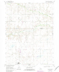 Harvard NE Nebraska Historical topographic map, 1:24000 scale, 7.5 X 7.5 Minute, Year 1969