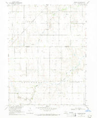 Harvard NW Nebraska Historical topographic map, 1:24000 scale, 7.5 X 7.5 Minute, Year 1969