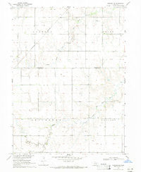 Harvard NW Nebraska Historical topographic map, 1:24000 scale, 7.5 X 7.5 Minute, Year 1969