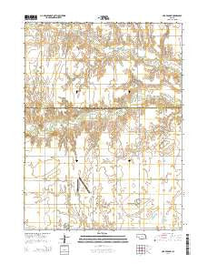 Harvard NE Nebraska Current topographic map, 1:24000 scale, 7.5 X 7.5 Minute, Year 2014