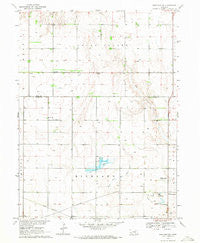 Hastings NW Nebraska Historical topographic map, 1:24000 scale, 7.5 X 7.5 Minute, Year 1969