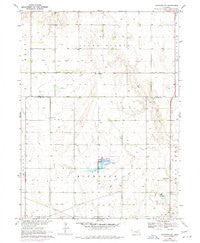Hastings NW Nebraska Historical topographic map, 1:24000 scale, 7.5 X 7.5 Minute, Year 1969