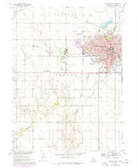 Hastings West Nebraska Historical topographic map, 1:24000 scale, 7.5 X 7.5 Minute, Year 1969
