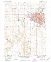 Hastings West Nebraska Historical topographic map, 1:24000 scale, 7.5 X 7.5 Minute, Year 1969
