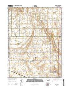 Hastings NW Nebraska Current topographic map, 1:24000 scale, 7.5 X 7.5 Minute, Year 2014