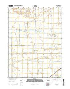 Havens Nebraska Current topographic map, 1:24000 scale, 7.5 X 7.5 Minute, Year 2014