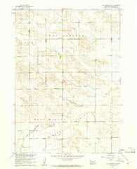 Hay Springs SW Nebraska Historical topographic map, 1:24000 scale, 7.5 X 7.5 Minute, Year 1960