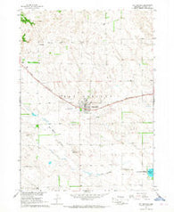 Hay Springs Nebraska Historical topographic map, 1:24000 scale, 7.5 X 7.5 Minute, Year 1966