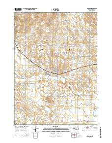 Hay Springs Nebraska Current topographic map, 1:24000 scale, 7.5 X 7.5 Minute, Year 2014