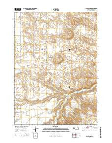 Hay Springs SE Nebraska Current topographic map, 1:24000 scale, 7.5 X 7.5 Minute, Year 2014