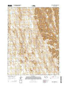 Hayes Center SW Nebraska Current topographic map, 1:24000 scale, 7.5 X 7.5 Minute, Year 2014