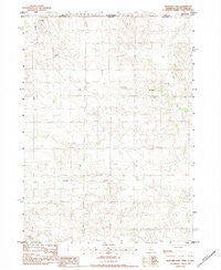 Hayford Lake Nebraska Historical topographic map, 1:24000 scale, 7.5 X 7.5 Minute, Year 1983